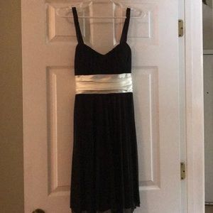 Women’s black spaghetti strap dress